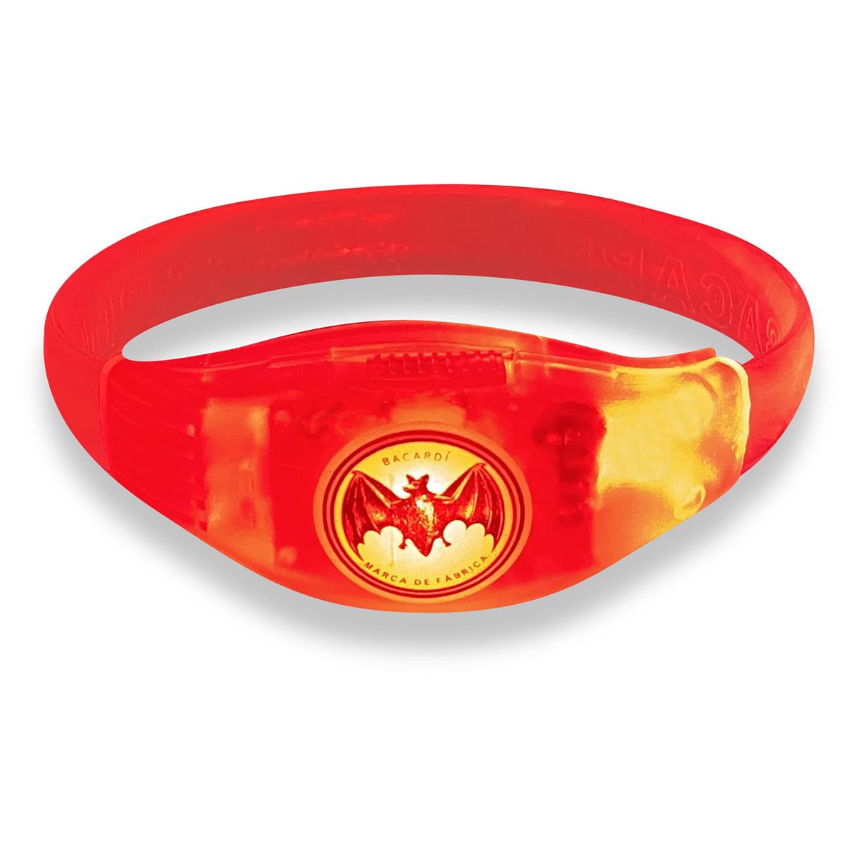 1 bracelet Bacardi Whiskey LED rouge – Vue 2
