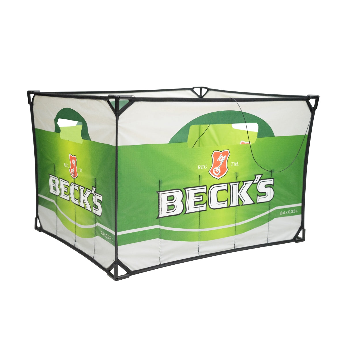 1x Becks Bier Drachen Becks Caisse Dragon Vert