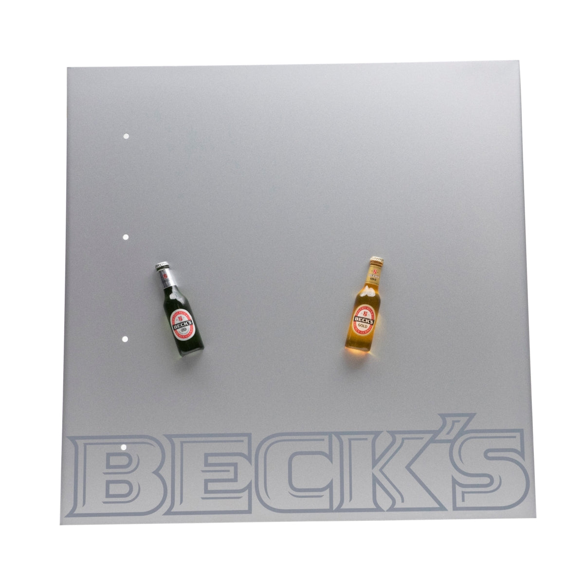 1x Becks Beer Key Magnet Board Silver