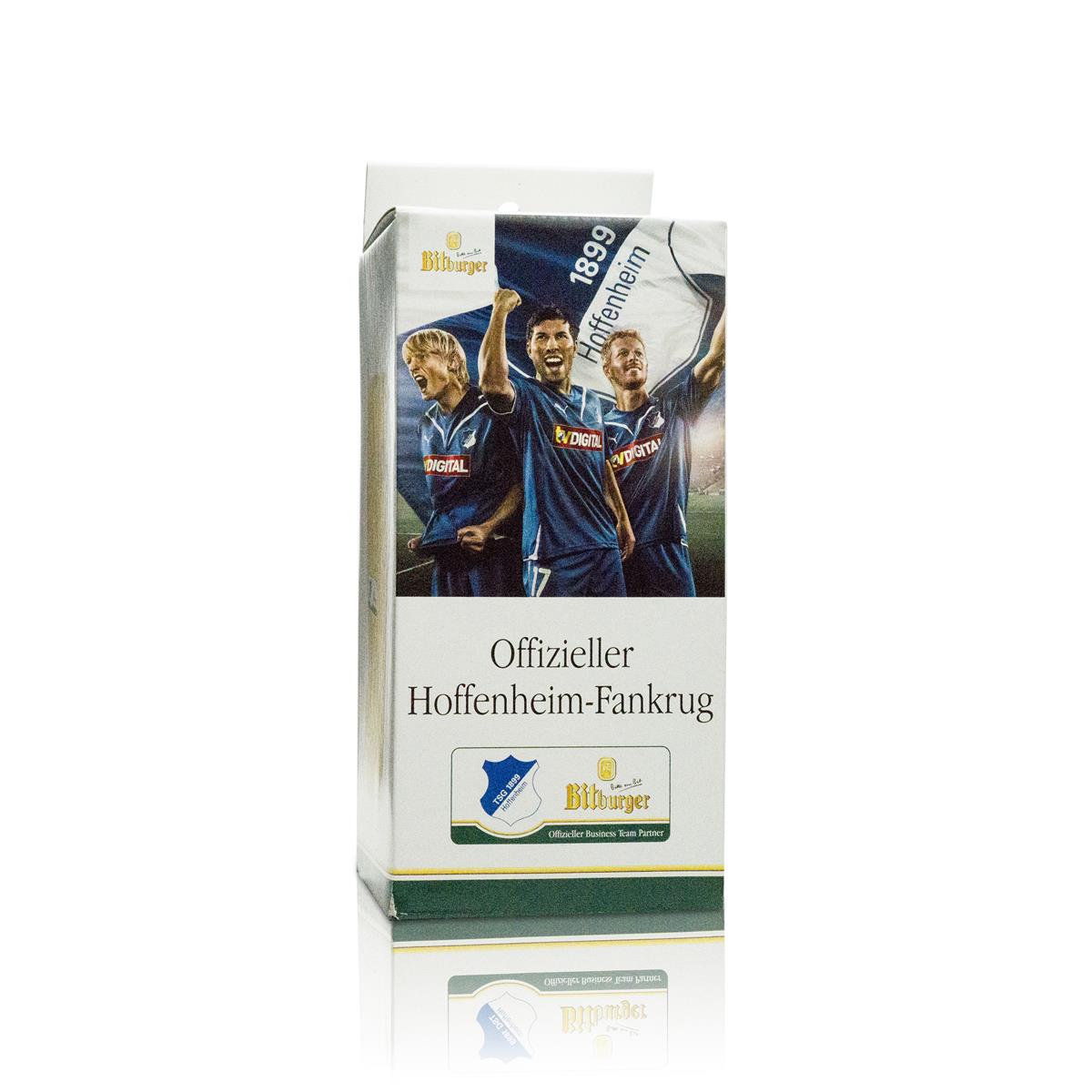 1 verre à bière Bitburger Hoffenheim 500 ml – Vue 3