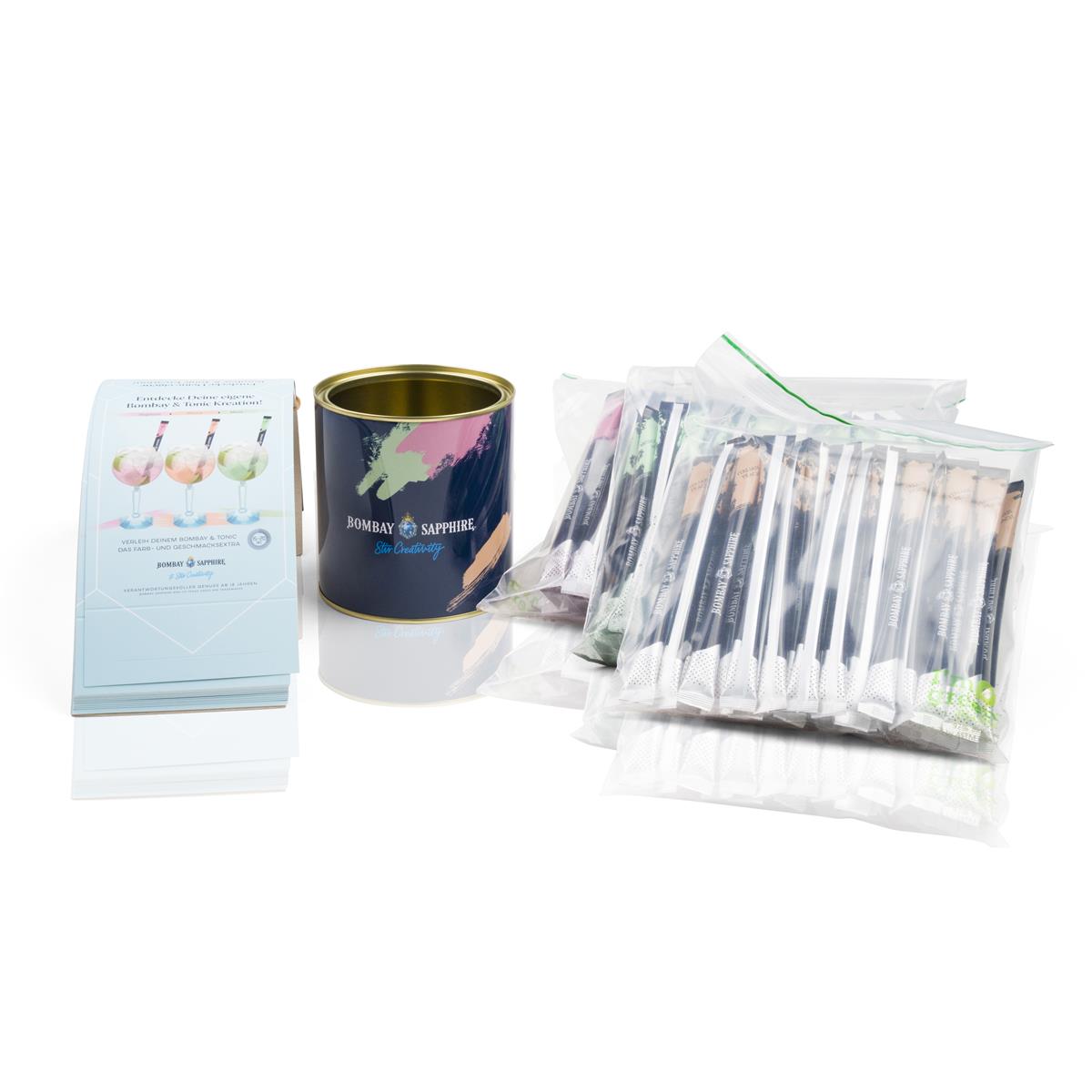 1 boîte de Bombay Gin Infusion + présentoir + 105 agitateurs pour infusion – Vue 3