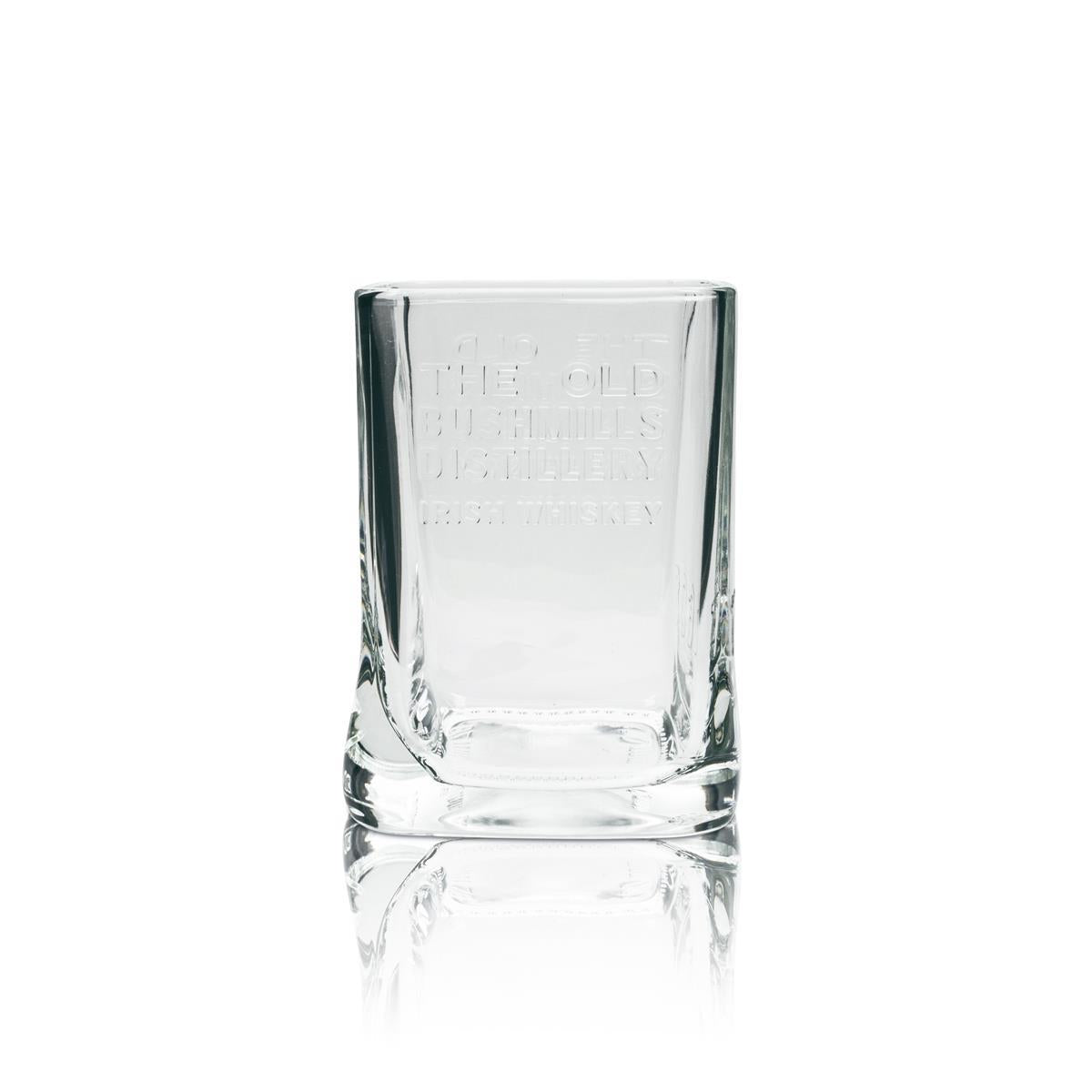 1x verre à whisky Bushmills avec relief imprimé