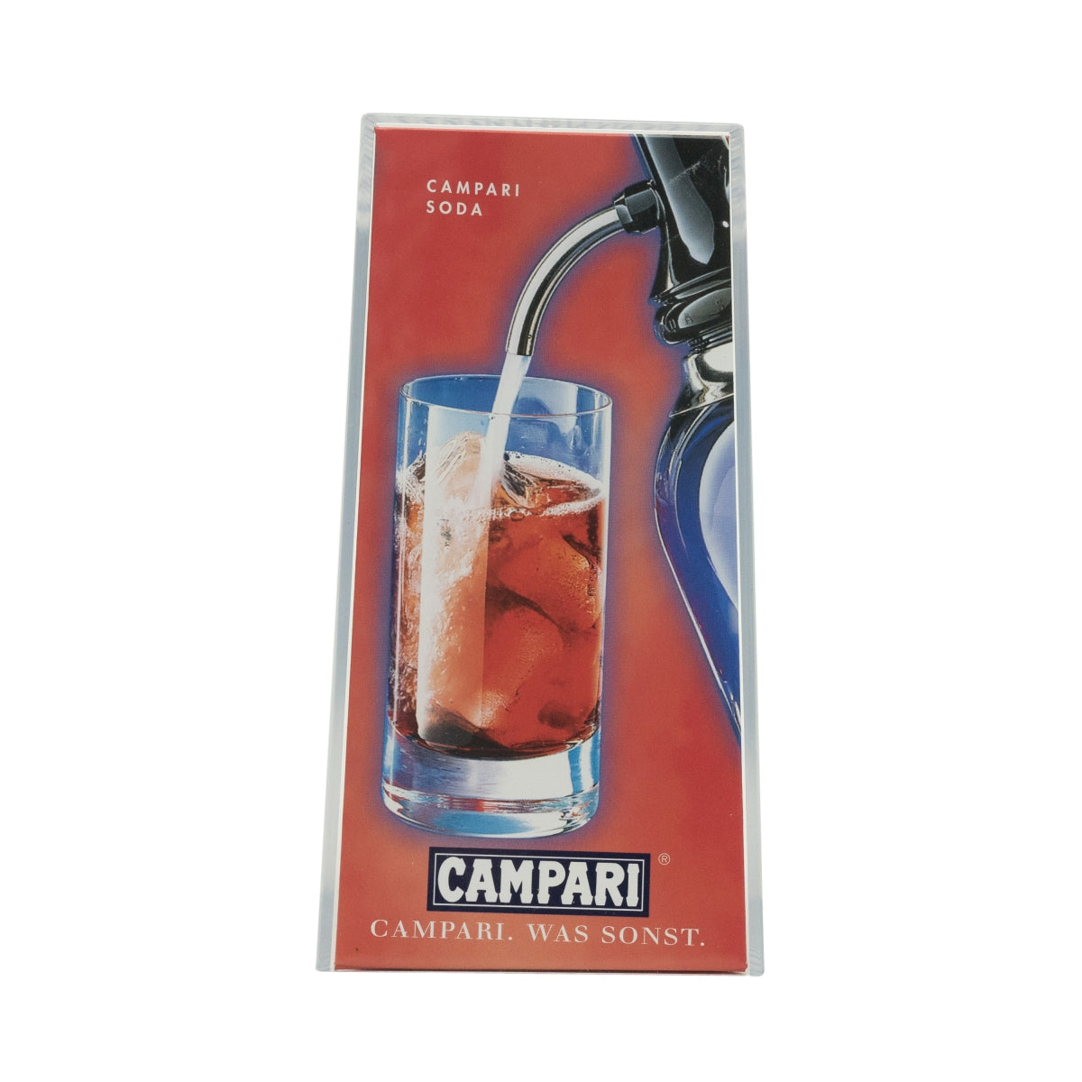 1x présentoir de table triangulaire pour liqueur Campari – Vue 3
