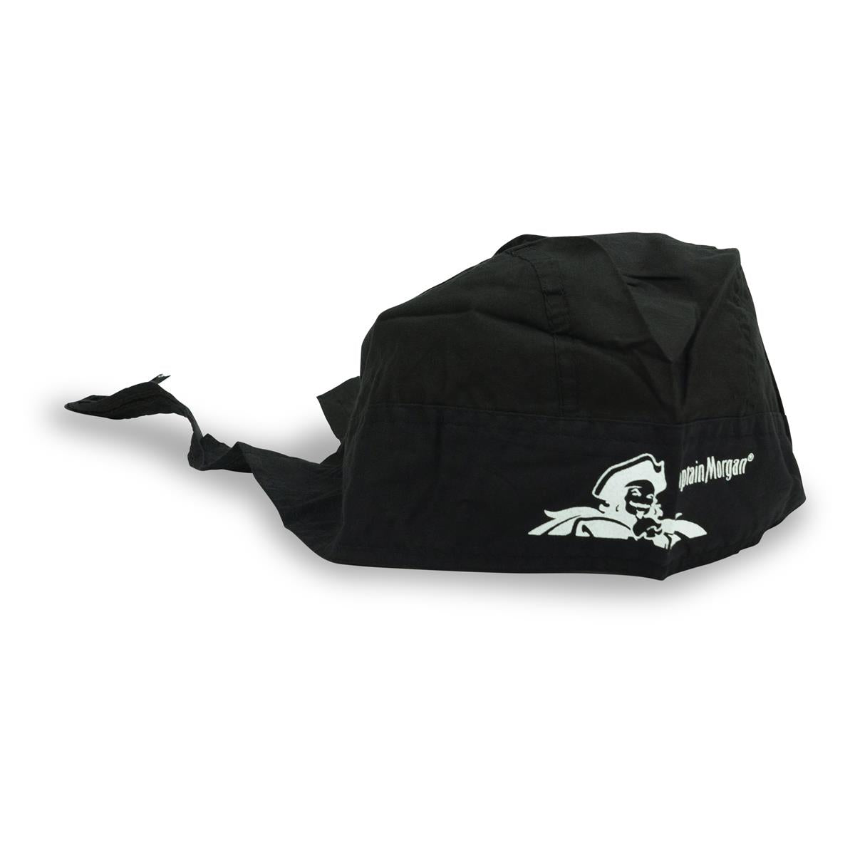 1x casquette Captain Morgan Rum et foulard pirate noir