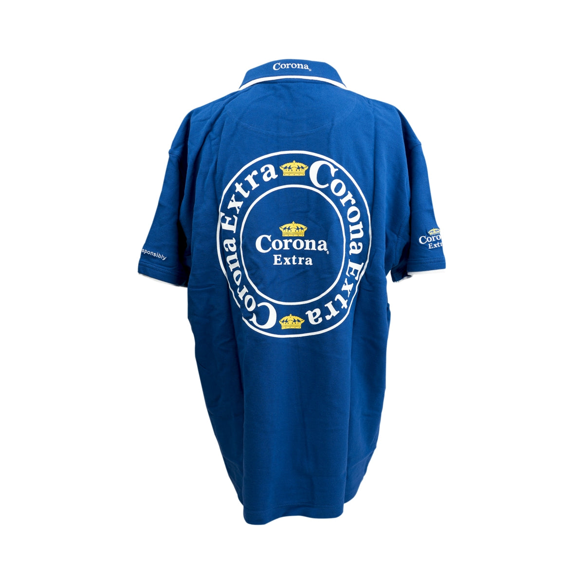 1x Polo Corona Bière pour homme, bleu, taille XL – Vue 2