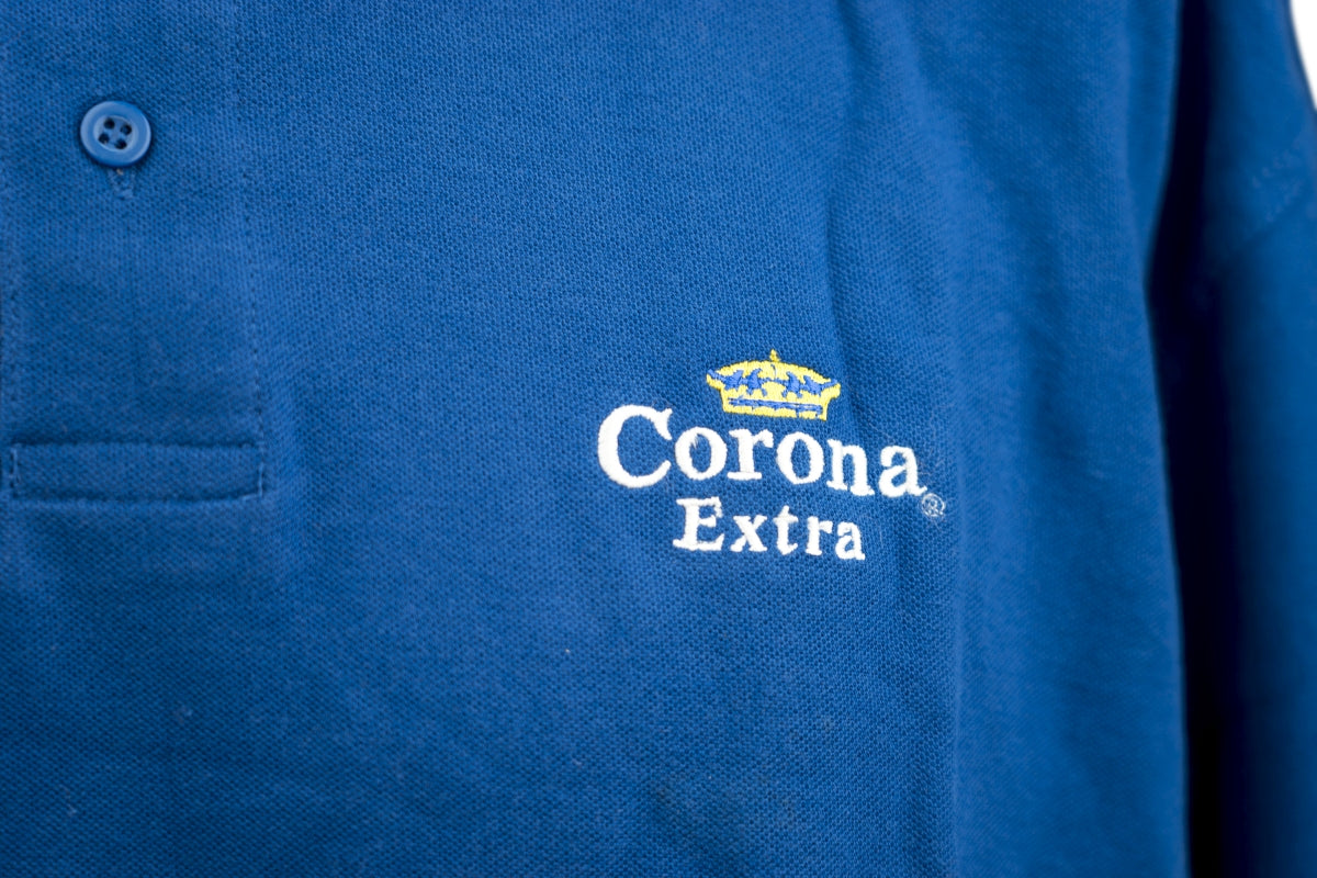 1x Polo Corona Bière pour homme, bleu, taille XL – Vue 3