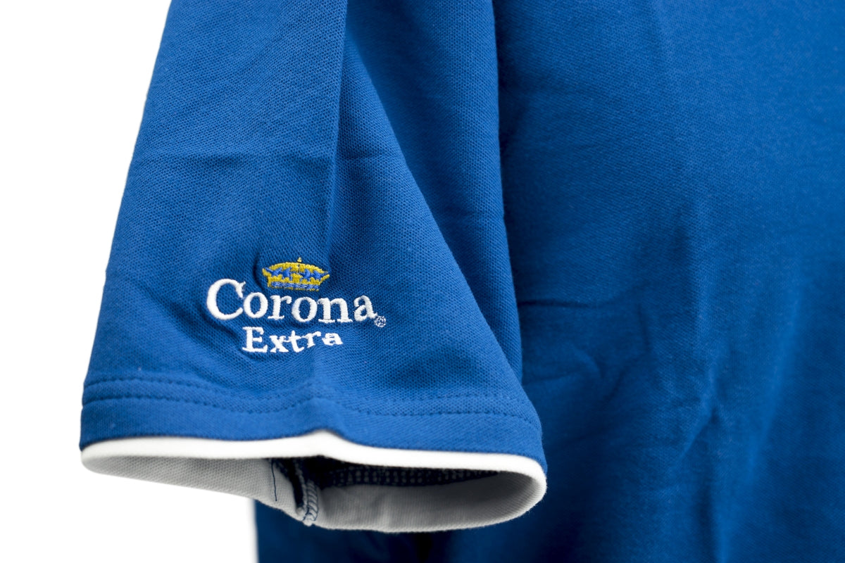 1x Polo Corona Bière pour homme, bleu, taille XL – Vue 5