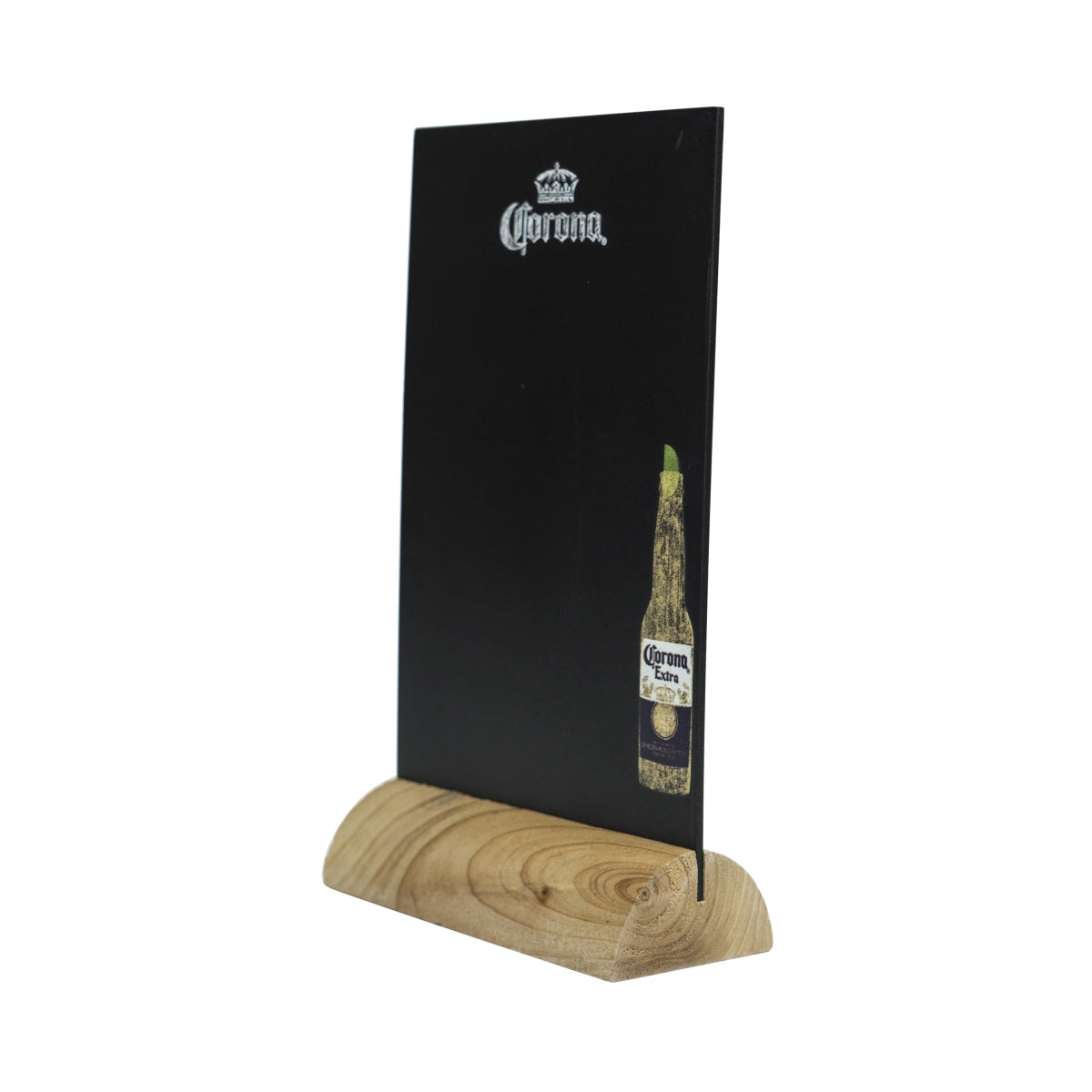 1x petit chevalet de table Corona en bois avec craie et pinces métalliques – Vue 3