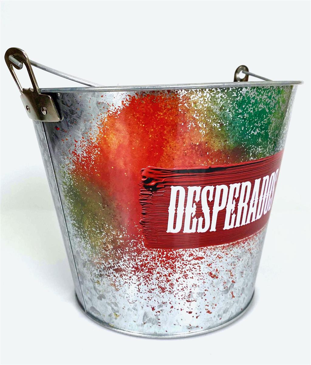 1x refroidisseur de bière Desperados en métal, nouveau logo, coloré/argenté – Vue 5
