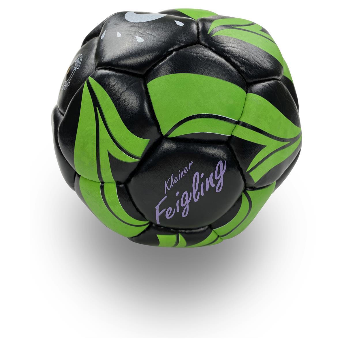 1x liqueur Feigling Football en cuir noir – Vue 2