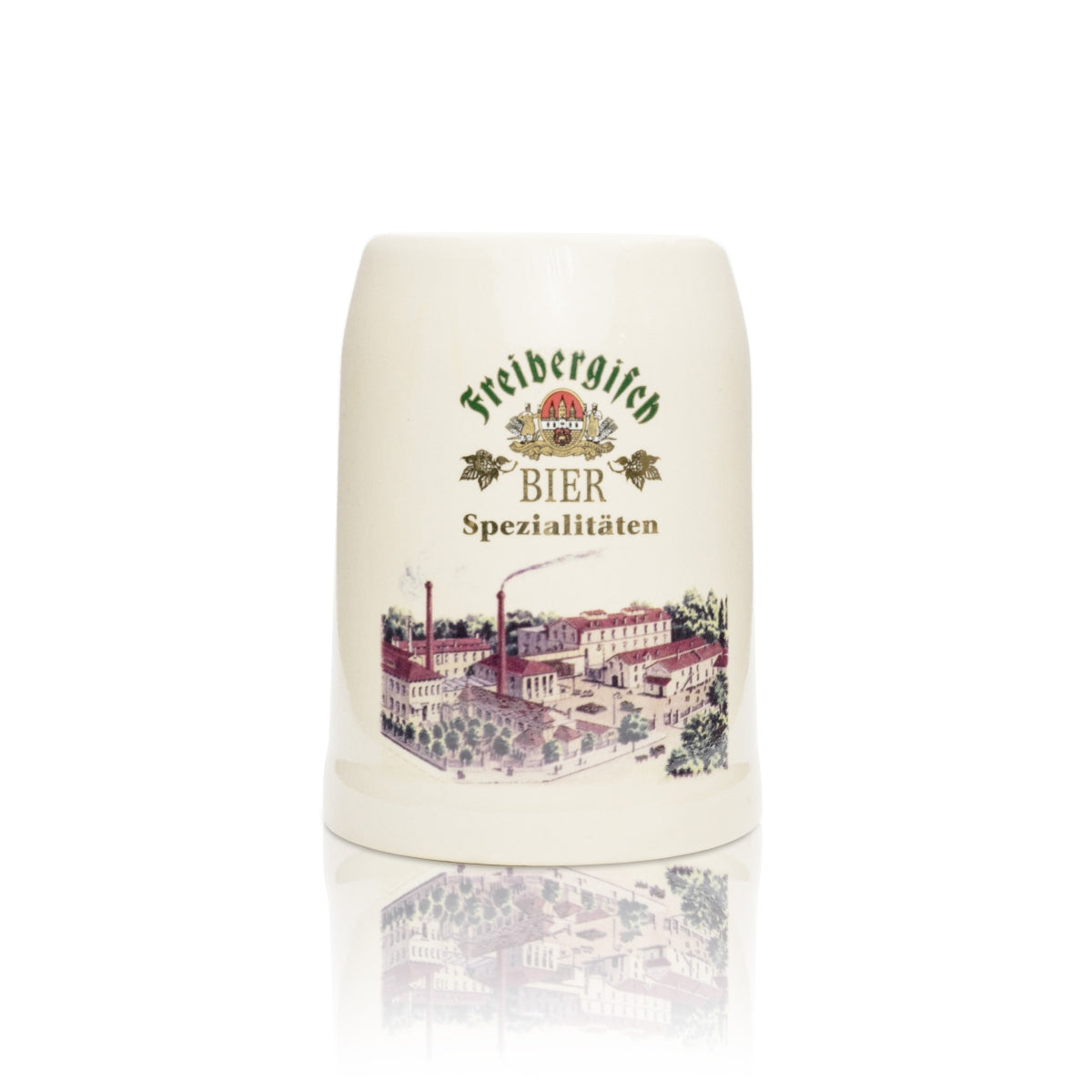 1x verre à bière Freiberger en grès 0,5 l, en dialecte de Freiberg