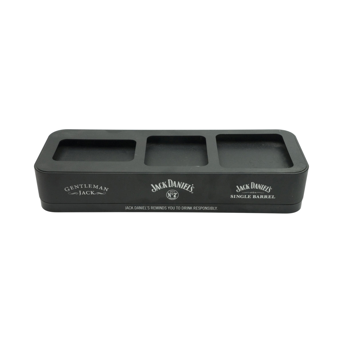 1x Jack Daniels whiskey Glorifier Gentleman métal 3 bouteilles – Vue 3