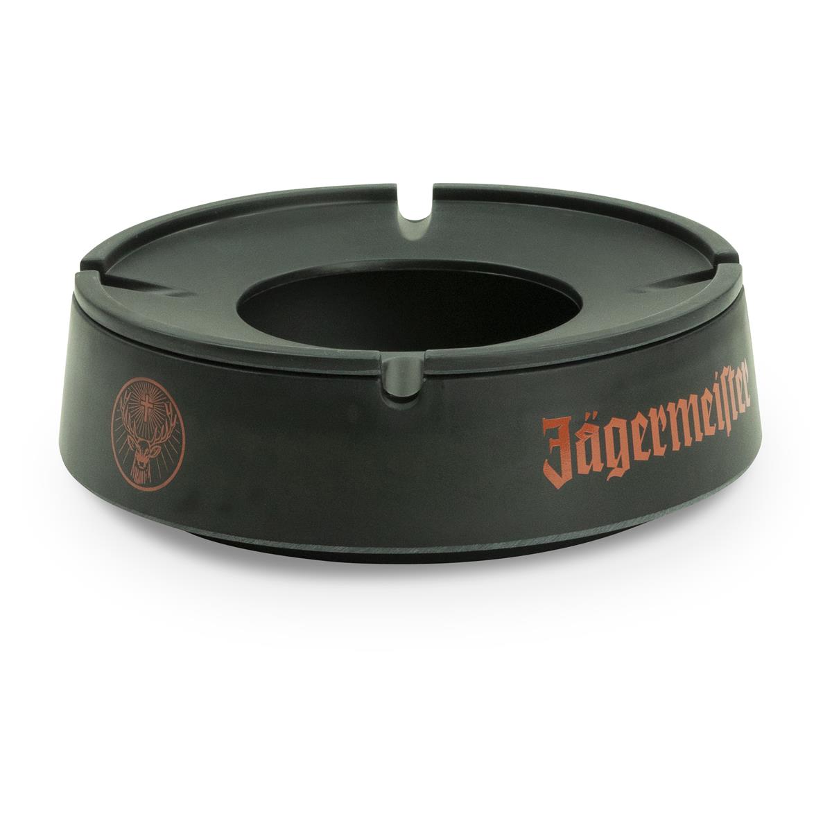 1x cendrier en plastique noir Jägermeister – Vue 2