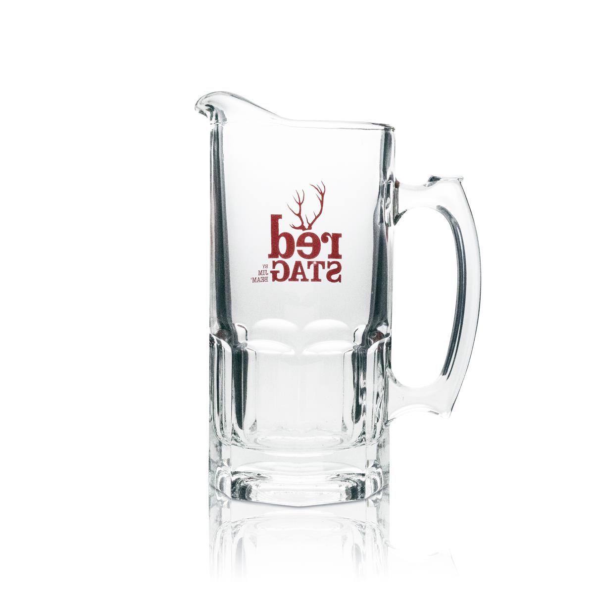 1 carafe en verre Jim Beam Whiskey 1,5 l Red Stage – Vue 2