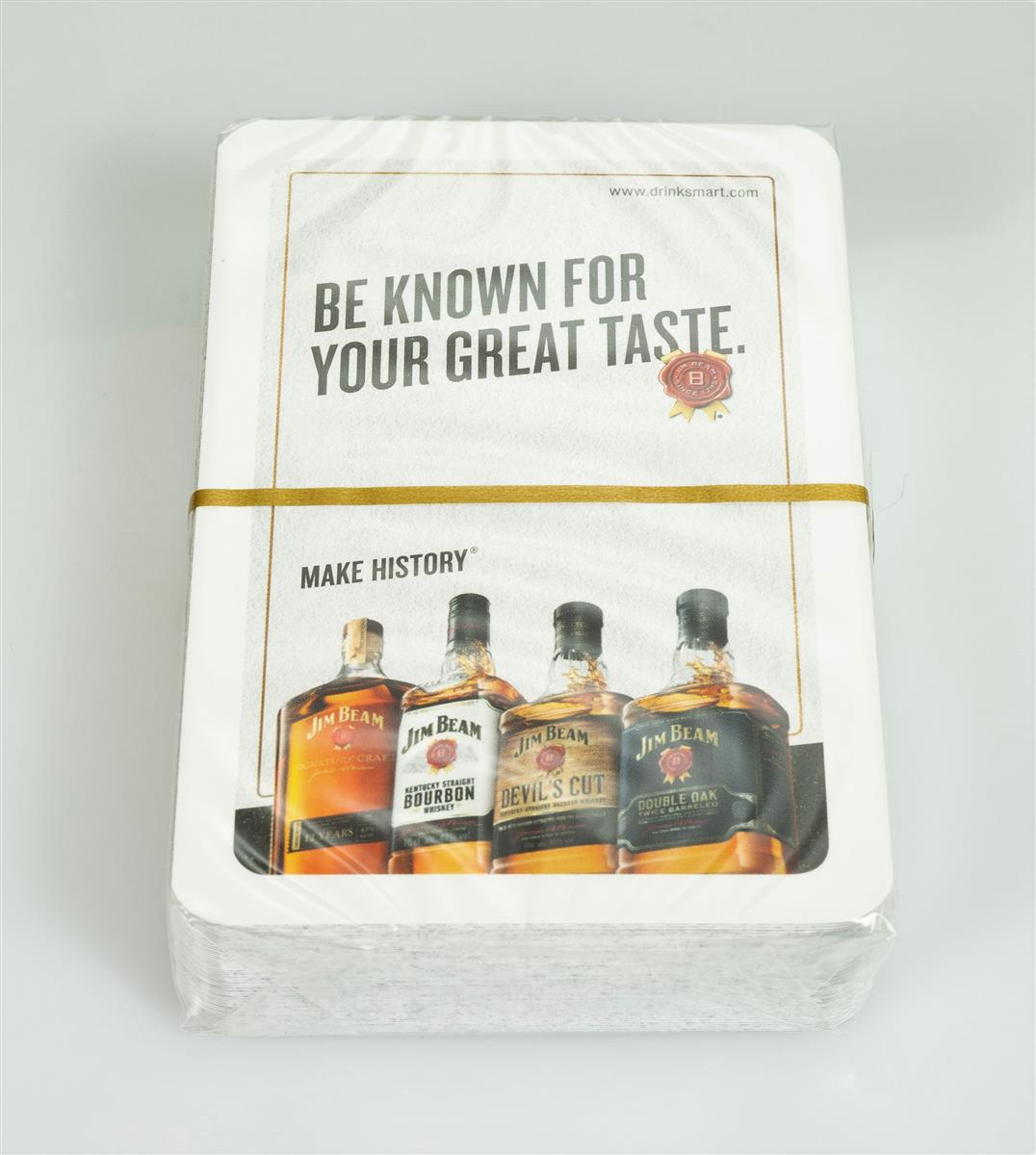 1 jeu de cartes Jim Beam Whiskey, boîte en carton blanc – Vue 2