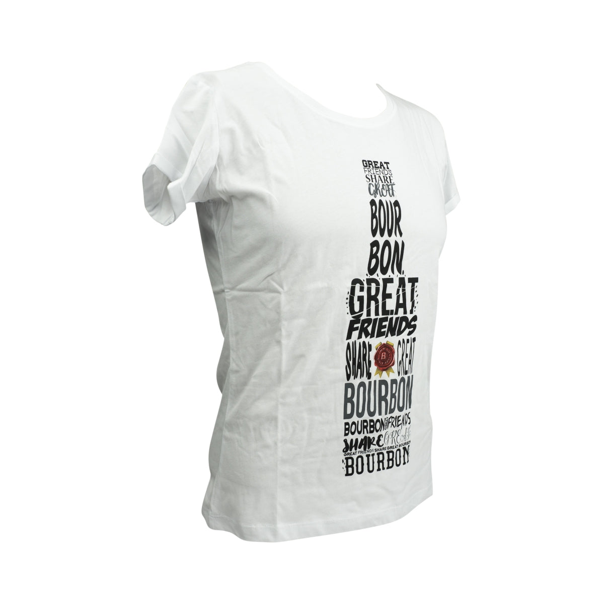 1x T-shirt Jim Beam Whiskey pour femmes, blanc, taille M – Vue 2