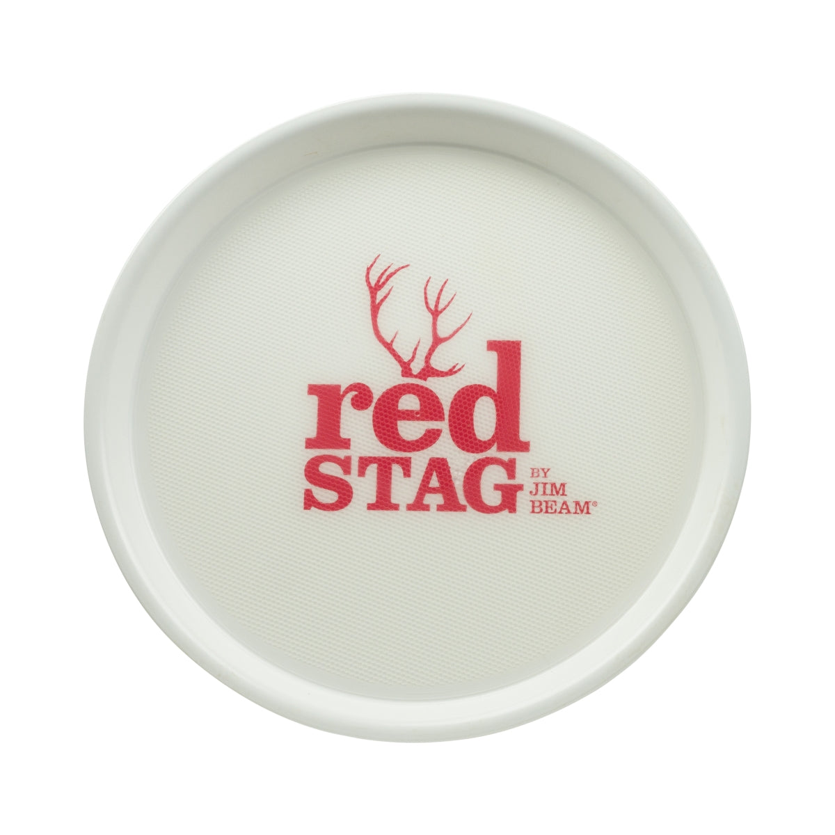 1x plateau Jim Beam Whiskey Red Stage blanc