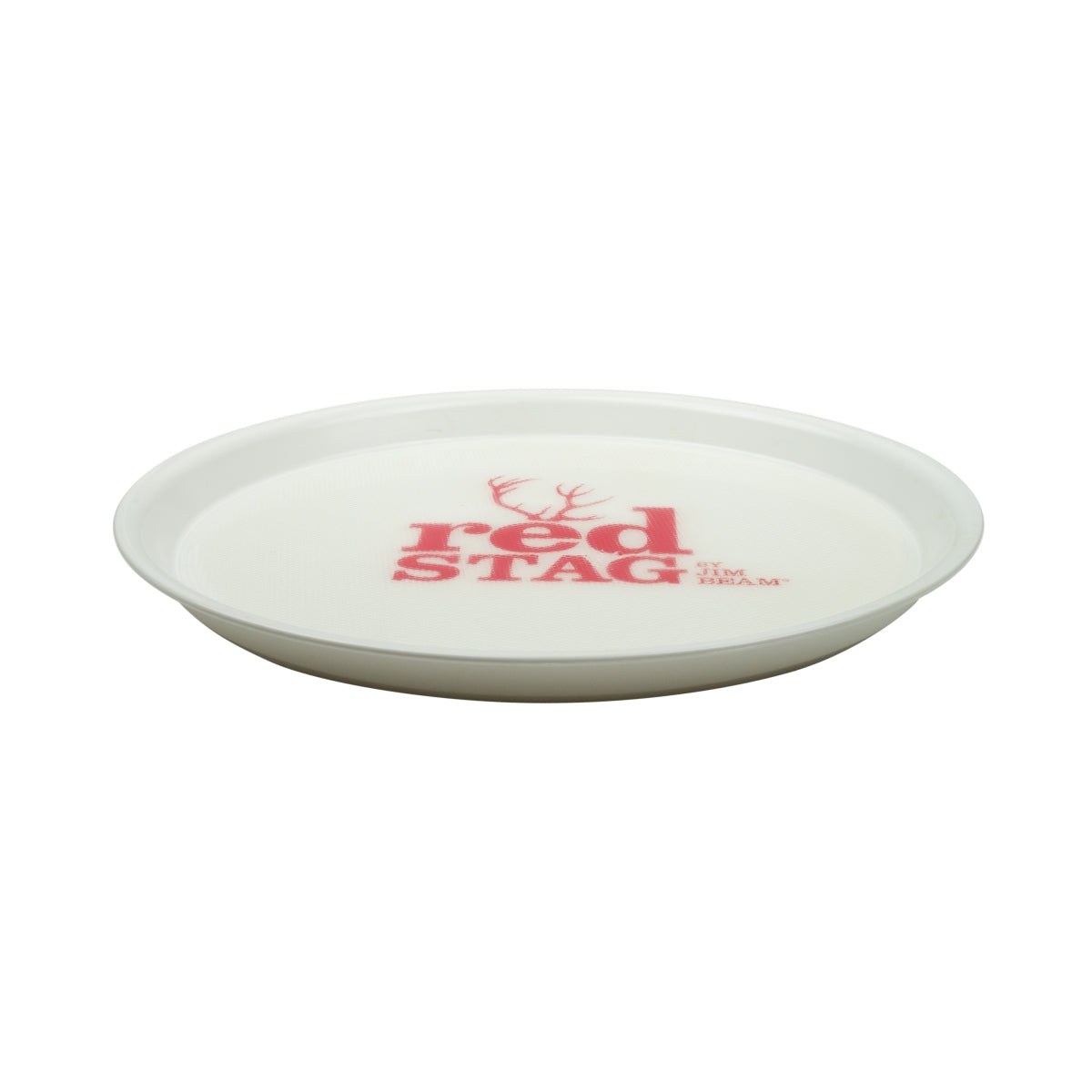 1x plateau Jim Beam Whiskey Red Stage blanc – Vue 2