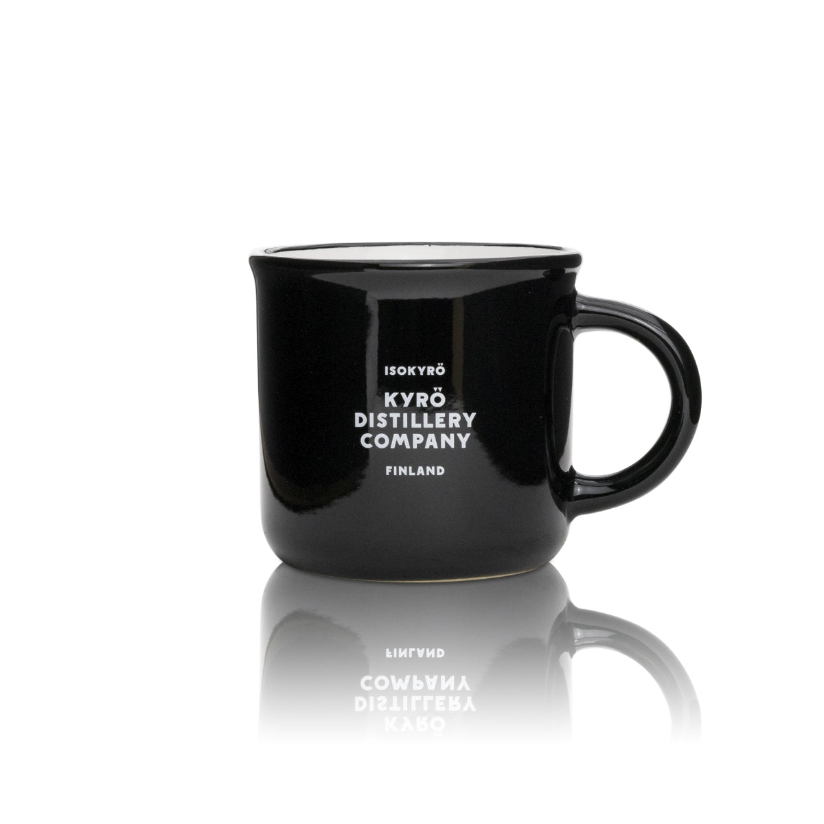 1x tasse Kyrö Gin en céramique noire