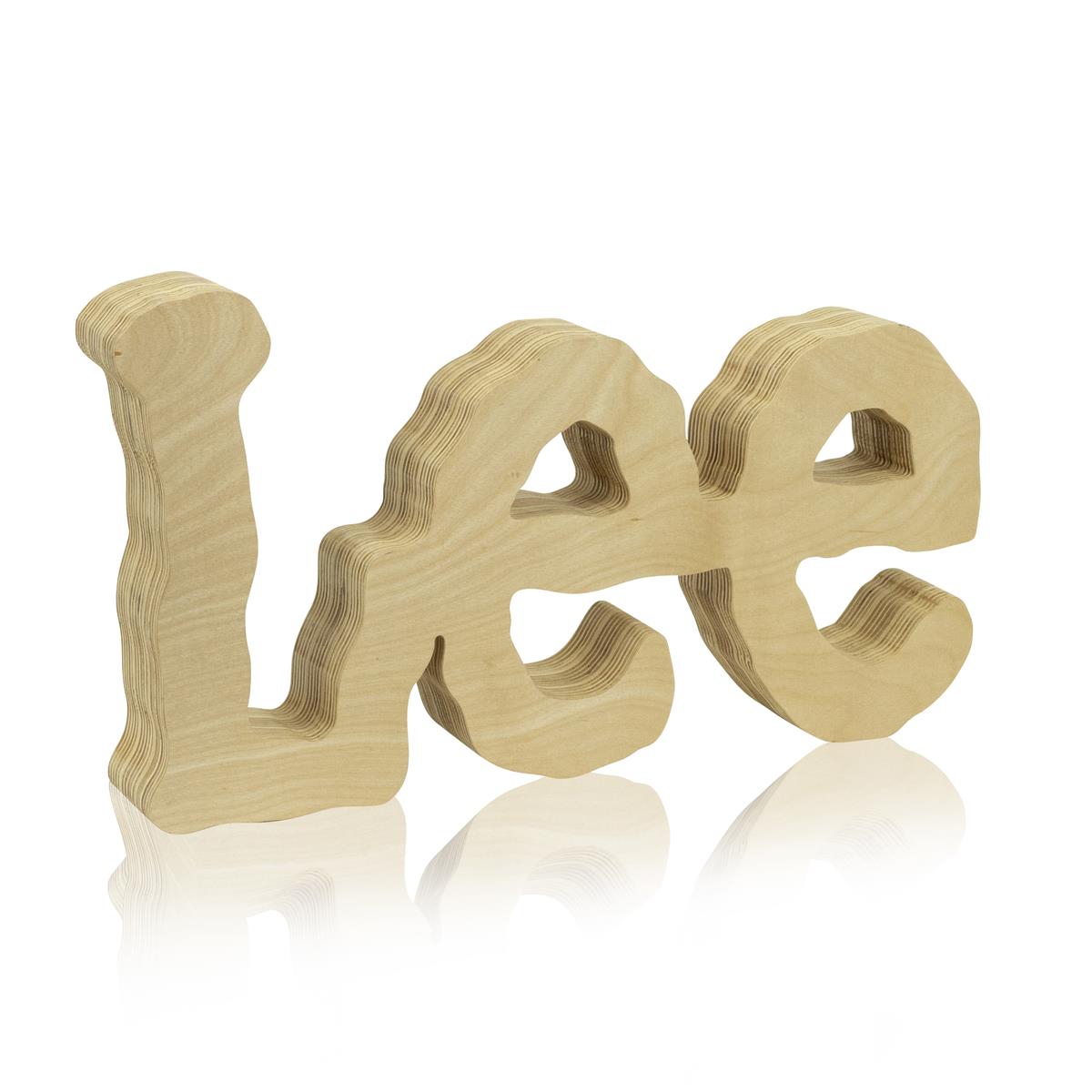 1x Lee Jeans Textiles Panneau publicitaire en bois « LEE »
