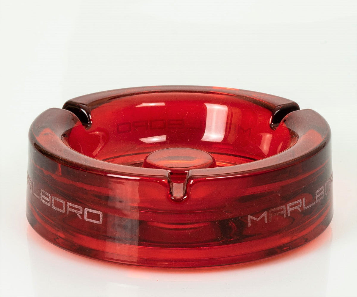 1x cendrier Marlboro rouge en verre – Vue 4