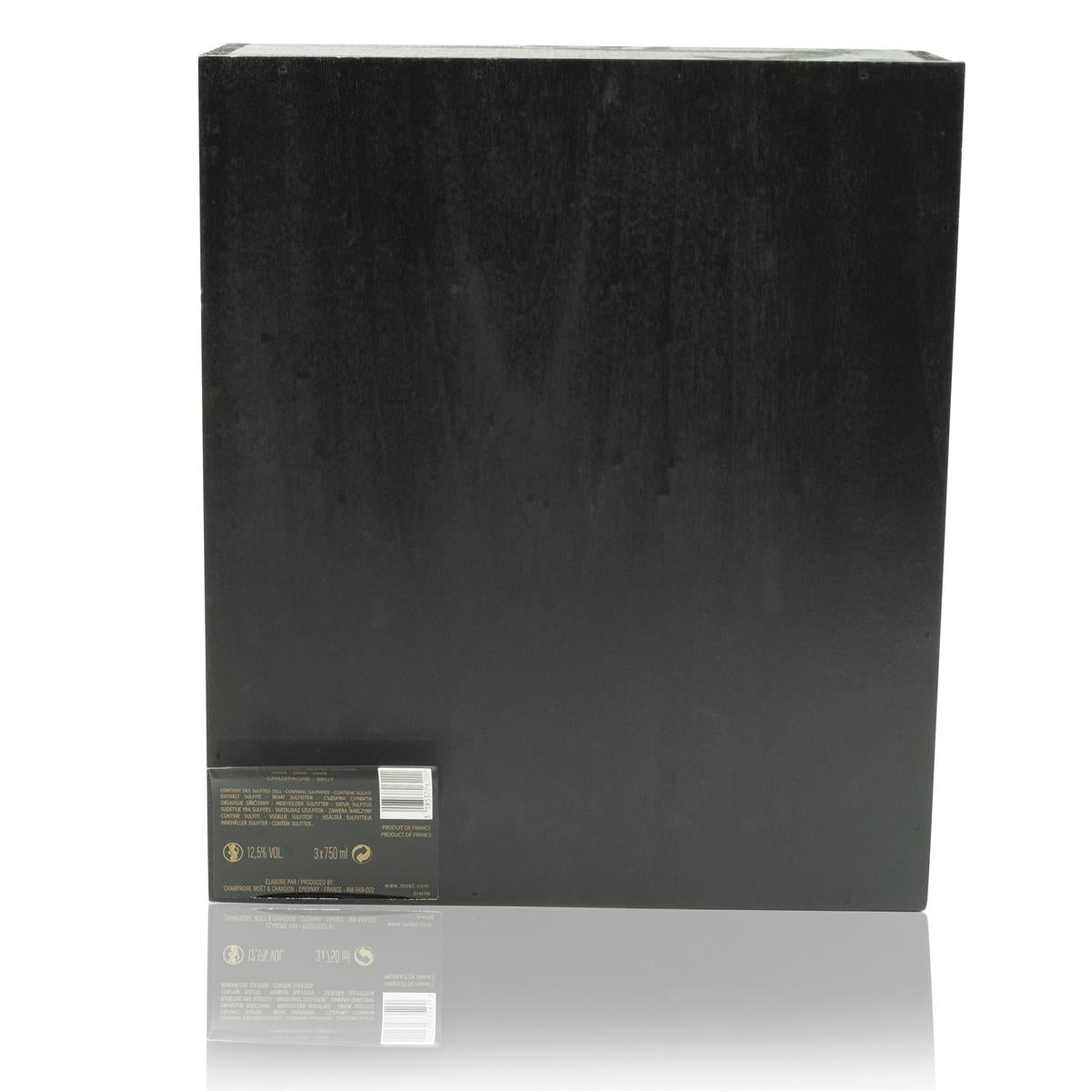 1 coffret en bois noir Moët & Chandon pour 3 bouteilles 2004, 2006 et 2008 – Vue 3