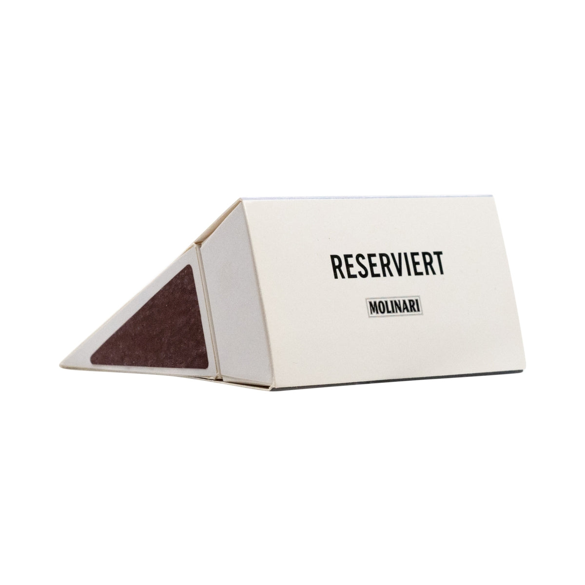 1x présentoir de table pour liqueur Molinari « Réservé » avec allumettes – Vue 3