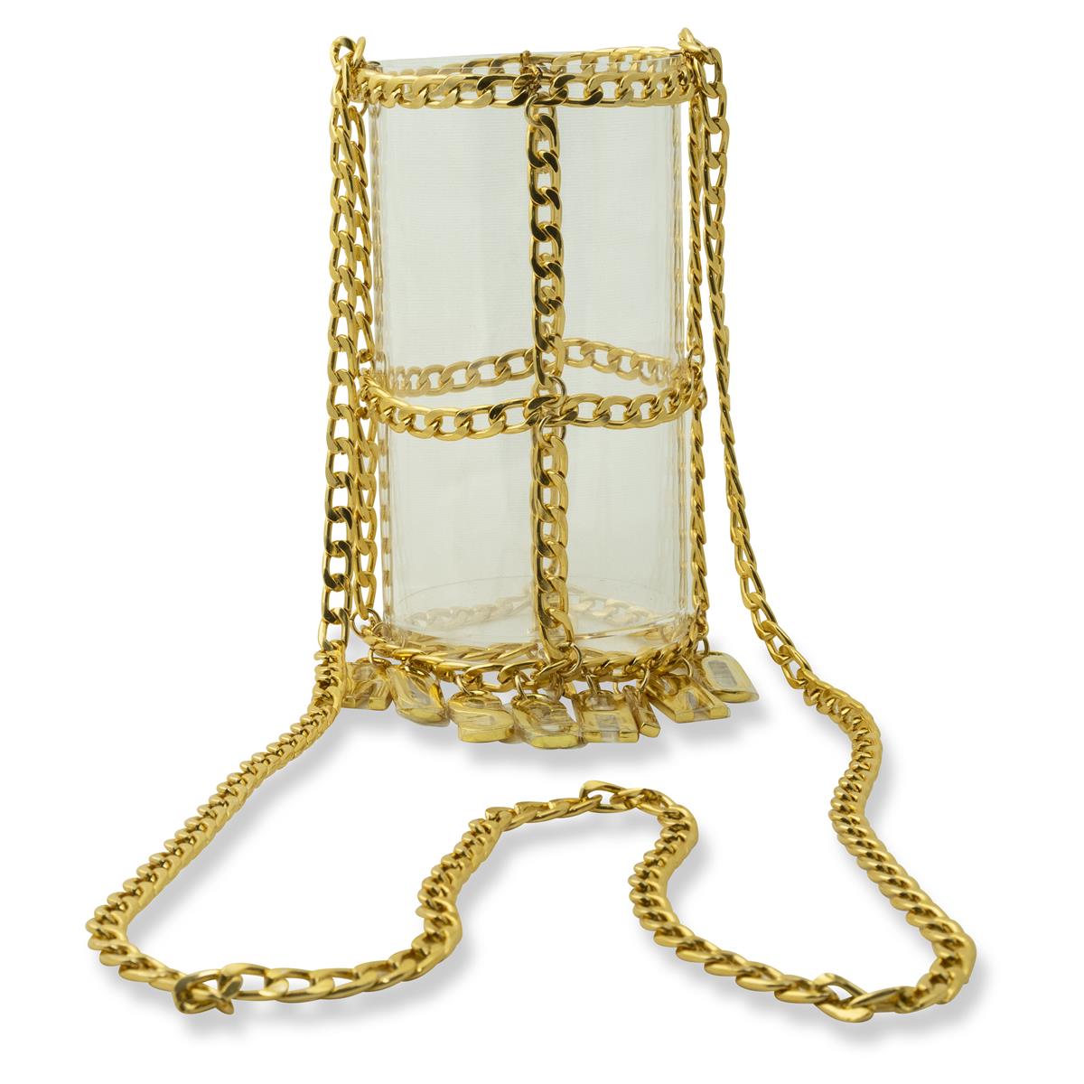 1x Boîte à chaîne Moschino dorée