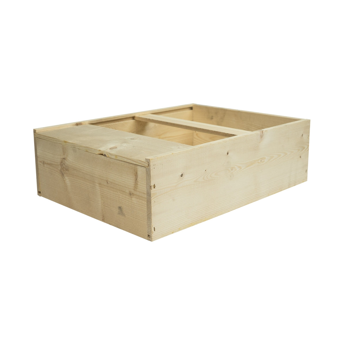 1x No Name Caisse en bois avec couvercle 35x26