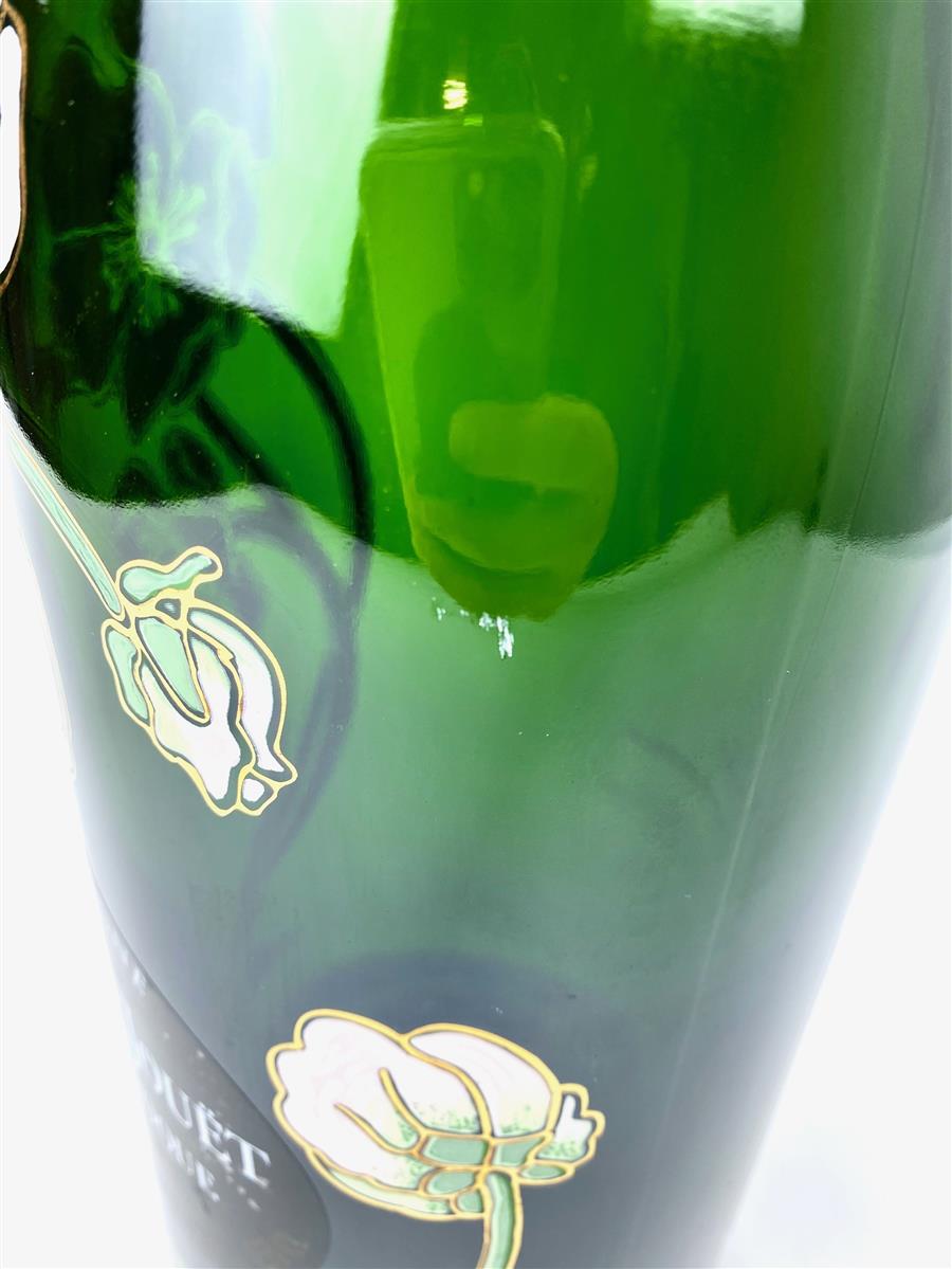 1 bouteille vide de champagne Perrier Jouet, bouteille décorative 3 l Belle Epoque – Vue 3