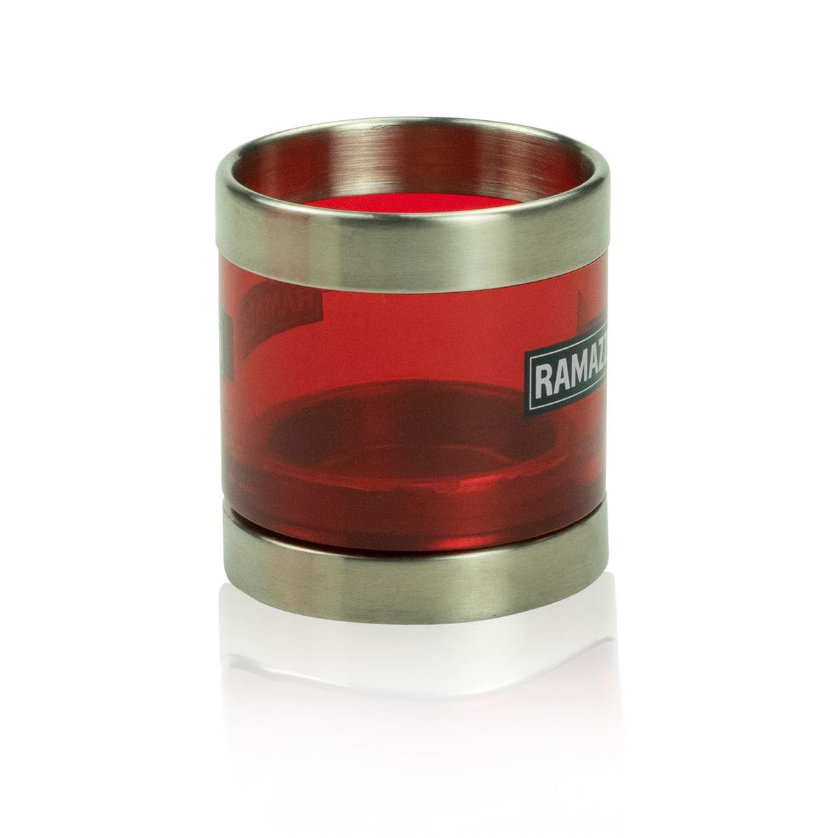 1x Ramazzotti Liqueur Photophore métallique petit modèle haut et bas – Vue 2