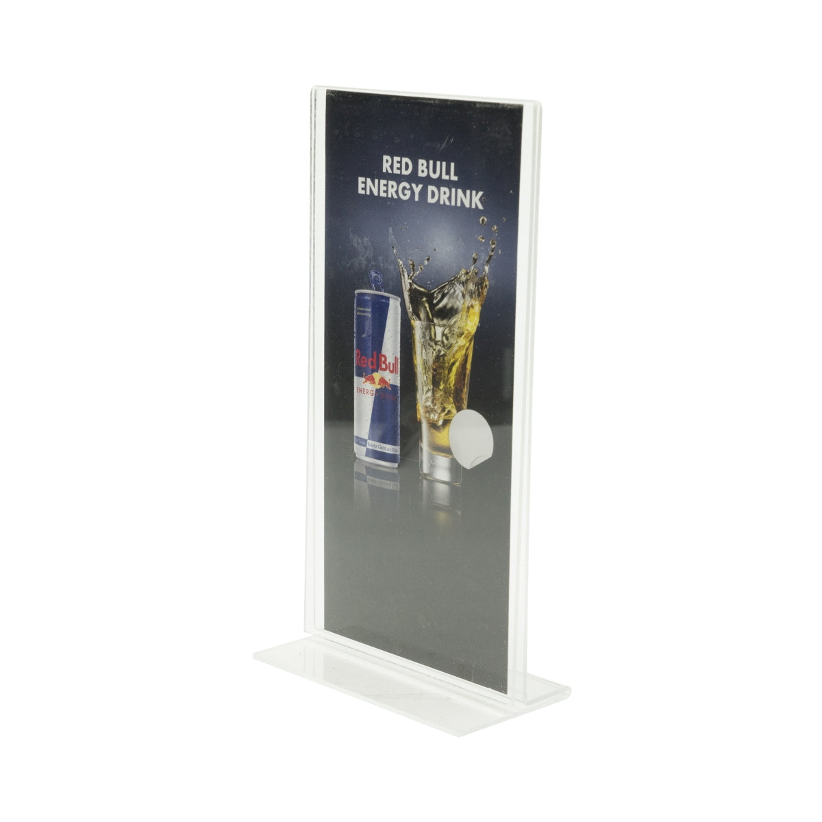 1x présentoir de table Red Bull Energy transparent avec mini-poster – Vue 3
