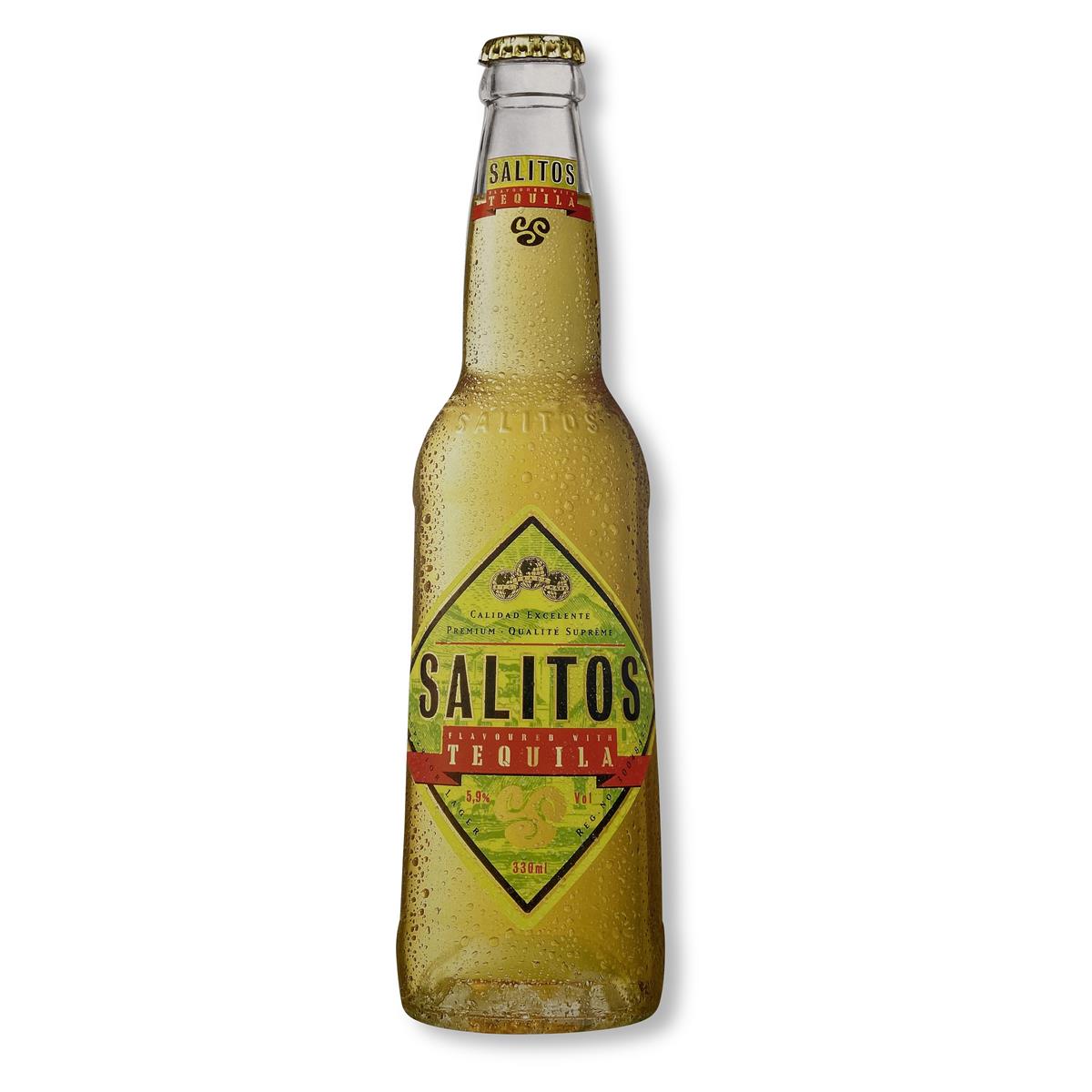 1x Salitos Bière plaque murale en carton bouteille de bière 60 cm