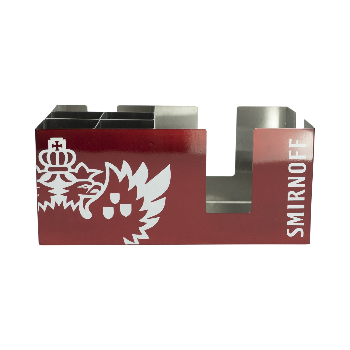 1x Smirnoff Vodka Barcaddy métal rouge