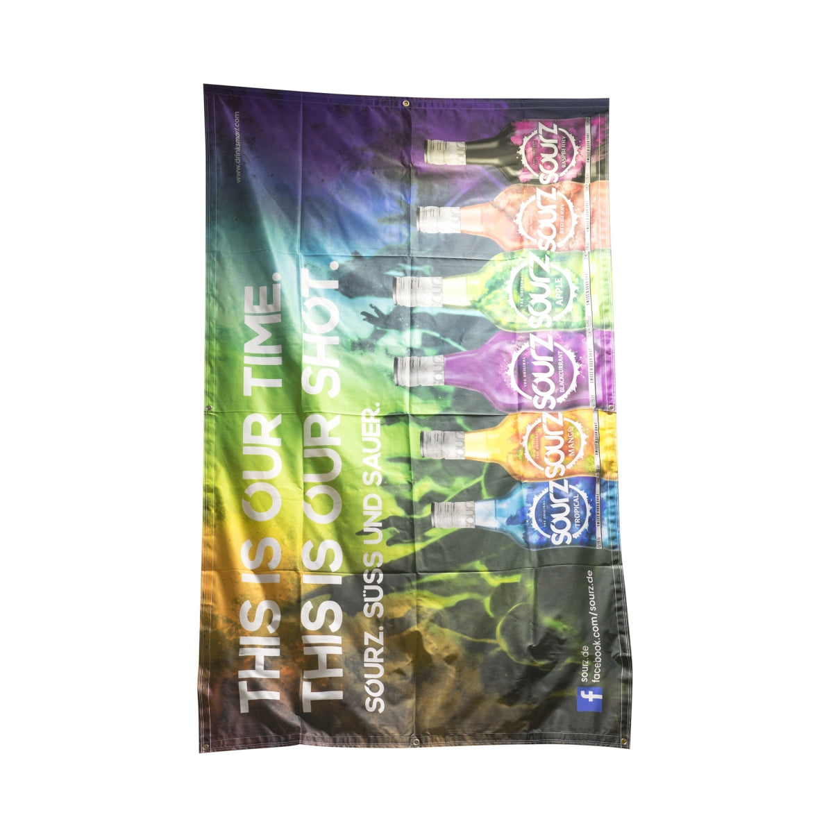 1x drapeau Sourz Liqueur multicolore