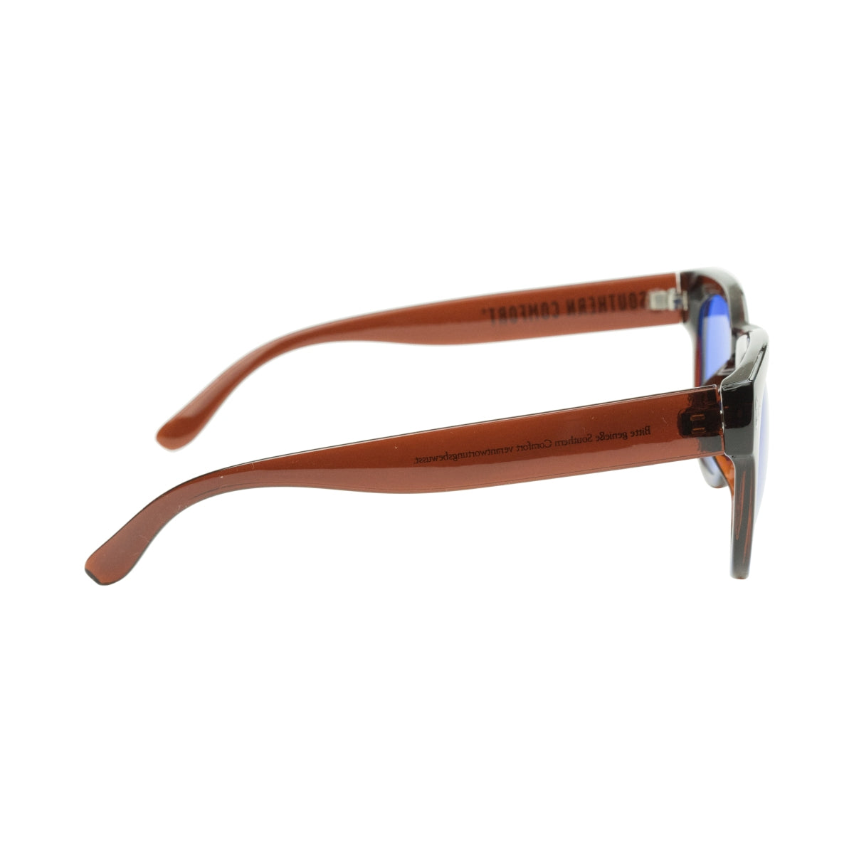 1x Southern Comfort Whiskey Lunettes de soleil Marron Verres bleus Miroités – Vue 3