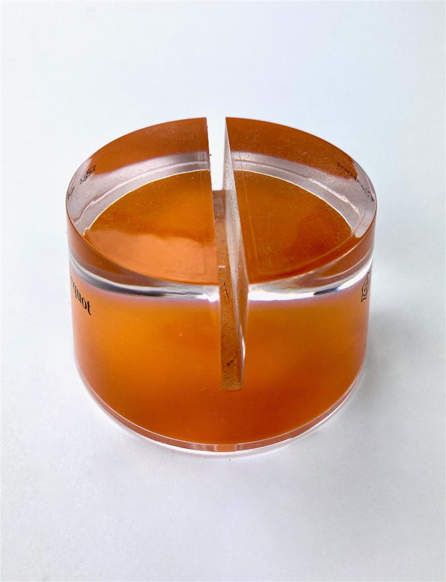 1x présentoir de table Veuve Clicquot orange – Vue 3