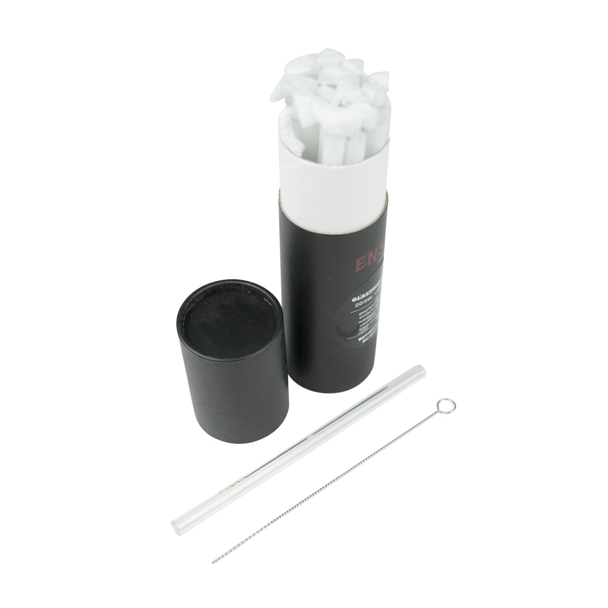 20x Ensö Pailles en verre Pailles Tubes Cocktail Longdrink Apéritif Gastronomie