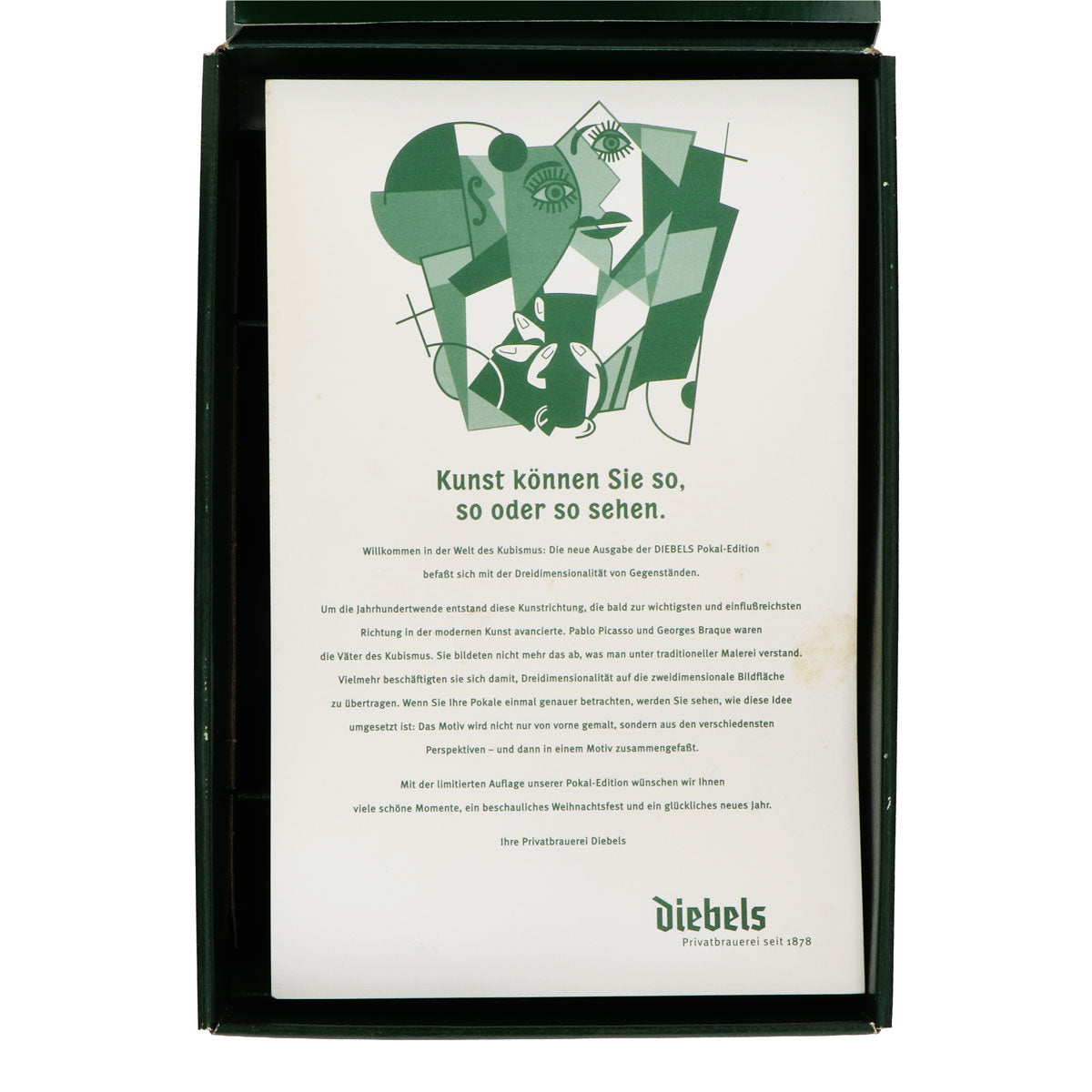 2 coffrets collector de verres à bière Diebels comprenant 2 verres spéciaux Art 1998 avec fiche technique – Vue 3