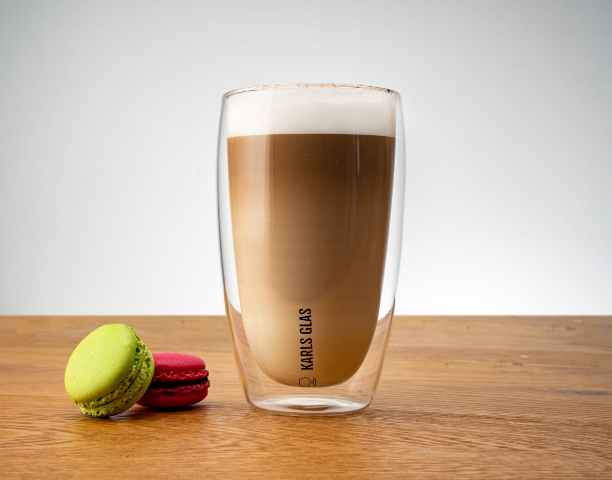 6 verres à double paroi en verre thermo 0,45 l Latte Macchiato, café de haute qualité – Vue 2