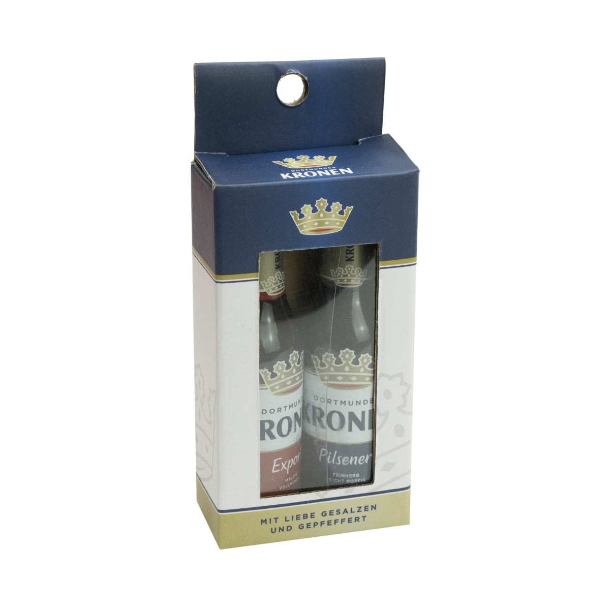2x salière et poivrière en forme de couronne de bière, céramique – Vue 3