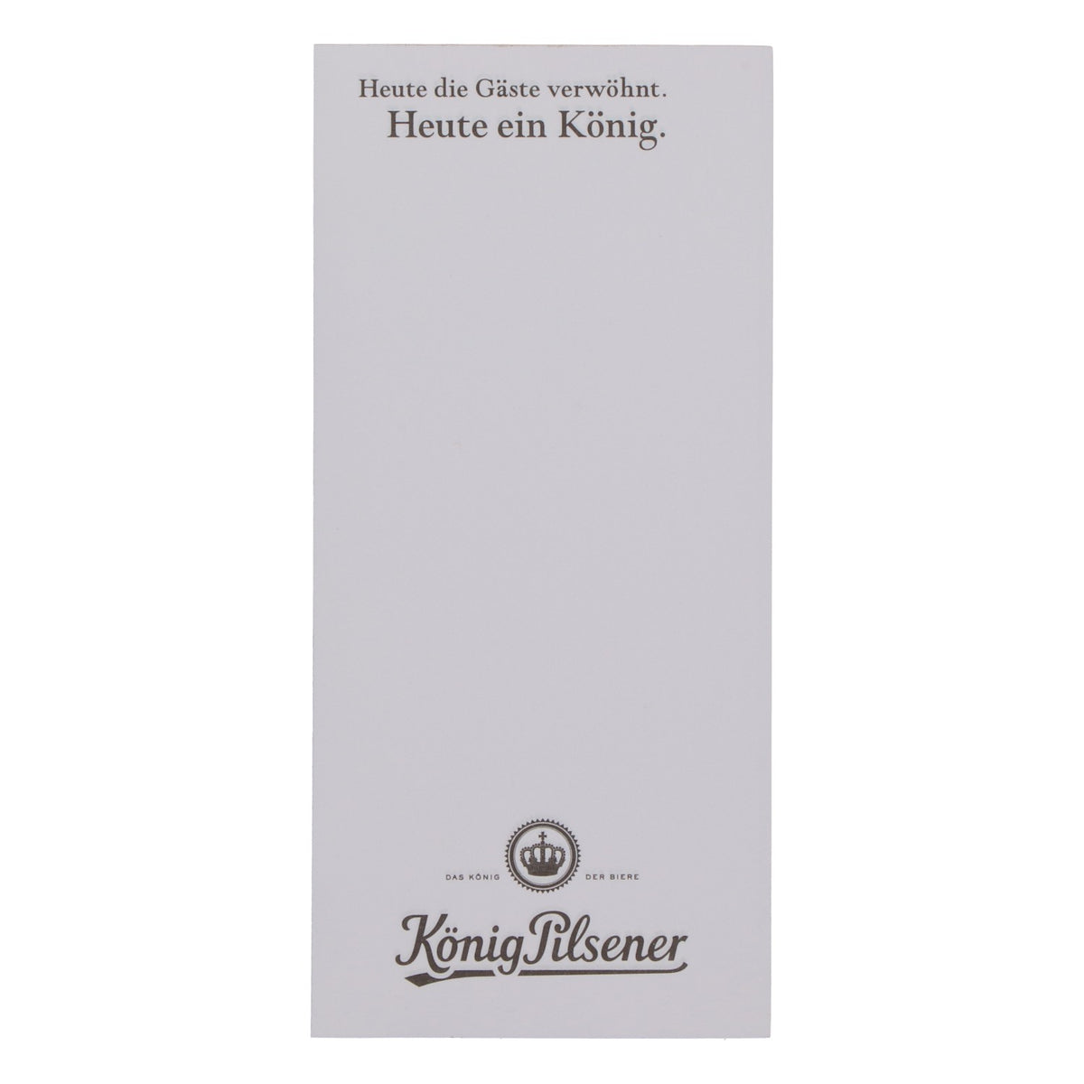 Bloc-notes de serveur « König Pilsener » 30 feuilles, 14 x 6,5 cm – Vue 3