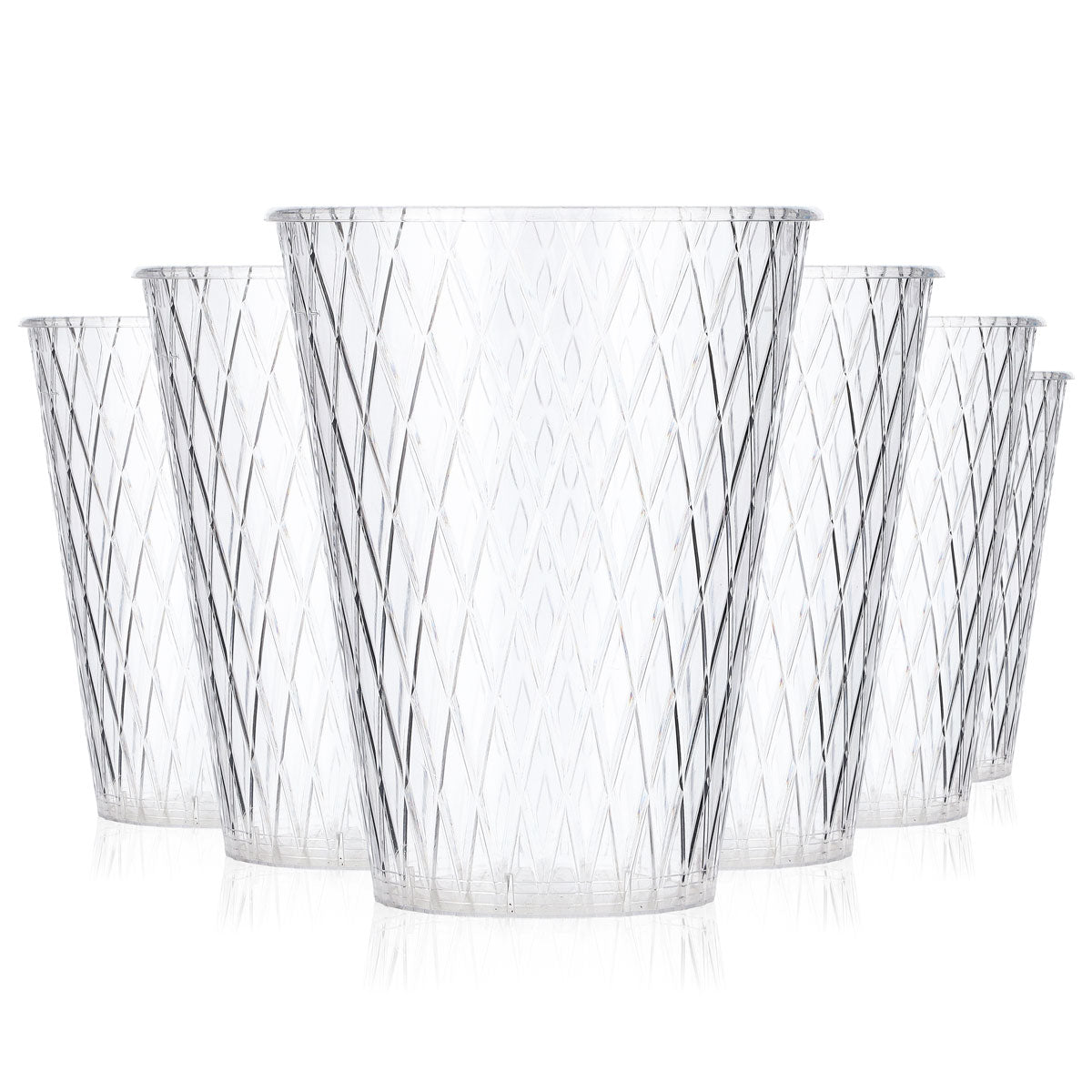 50 gobelets jetables Gobelets de fête Gobelets en acrylique 0,2 l Verres de festival Relief
