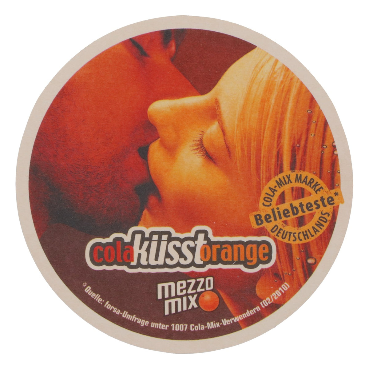 50x Mezzo Mix Softdrink Sous-verres Sous-bocks Cola küsst Orange – Vue 3