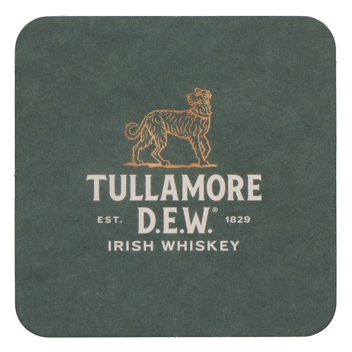 50x sous-verres Tullamore Dew Whisky, sous-verres en verre vert – Vue 3
