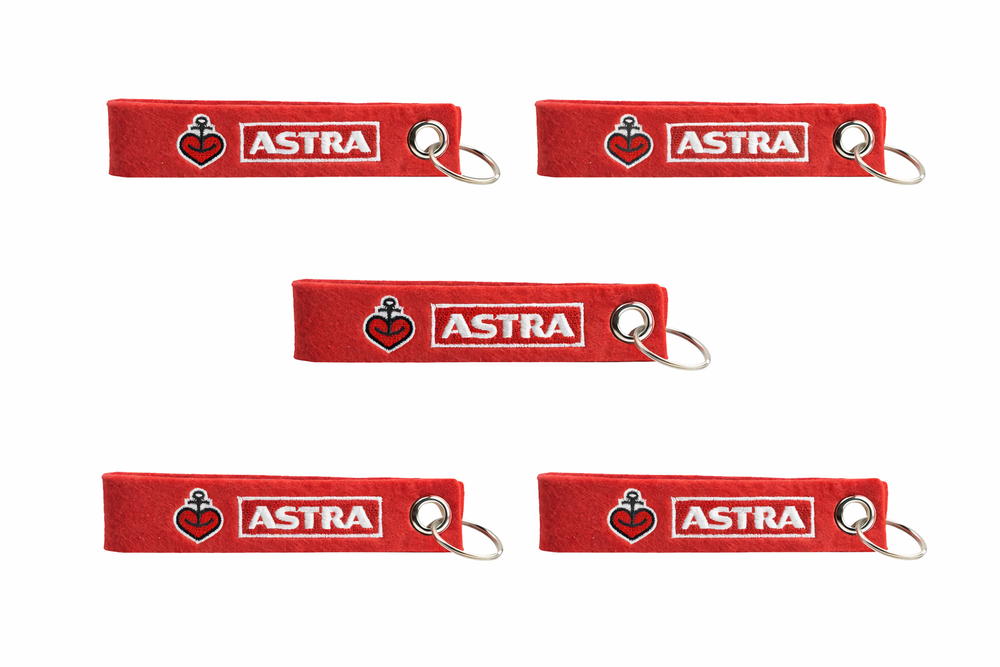 5x Astra Porte-clés Accessoire Ruban en feutre Anneau Bijou Décoration Porte-clés Voiture Maison