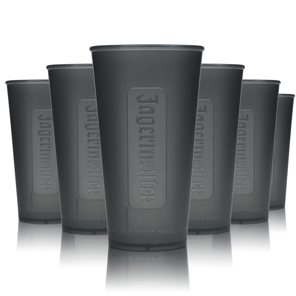 5 verres Jägermeister 0,3 l réutilisables en plastique dur, verres à cocktail long drink