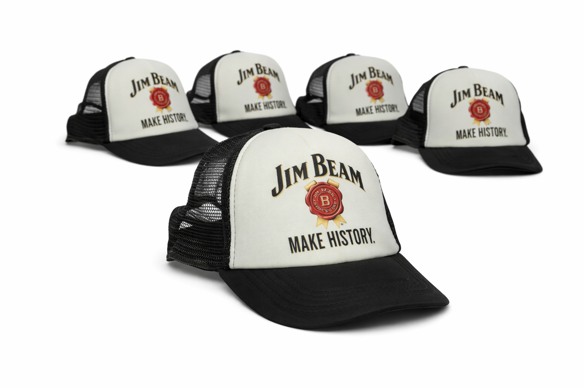 5x Casquette Jim Beam Trucker Casquette de baseball Casquette Chapeau Snapback Couvre-chef