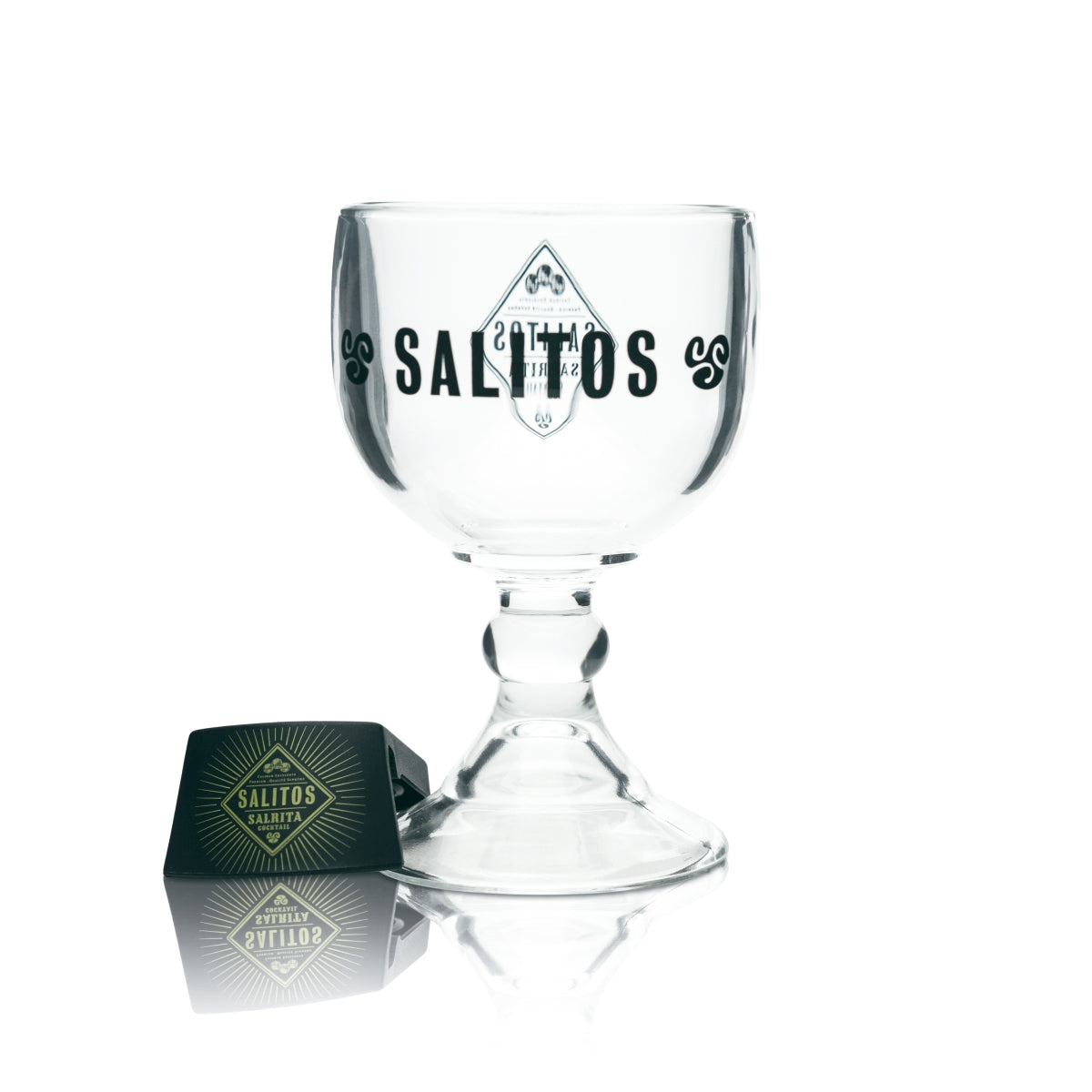 Verre Salrita Salitos 0,6 l - cocktail long drink apéritif - avec clip en verre véritable – Vue 2