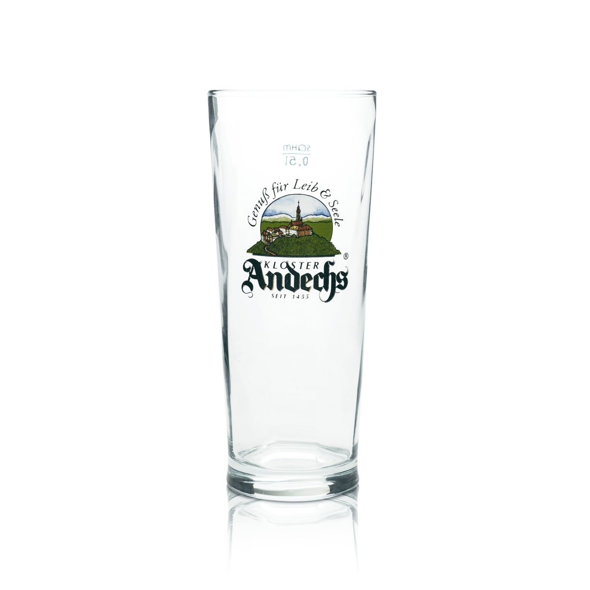 6 verres à bière Andechs 0,5 l avec logo Sahm, neufs – Vue 2